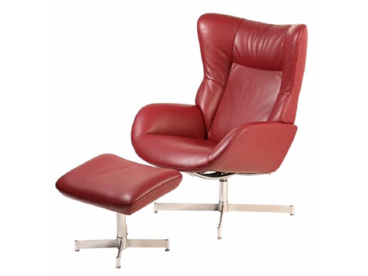 Fauteuil + repose pieds