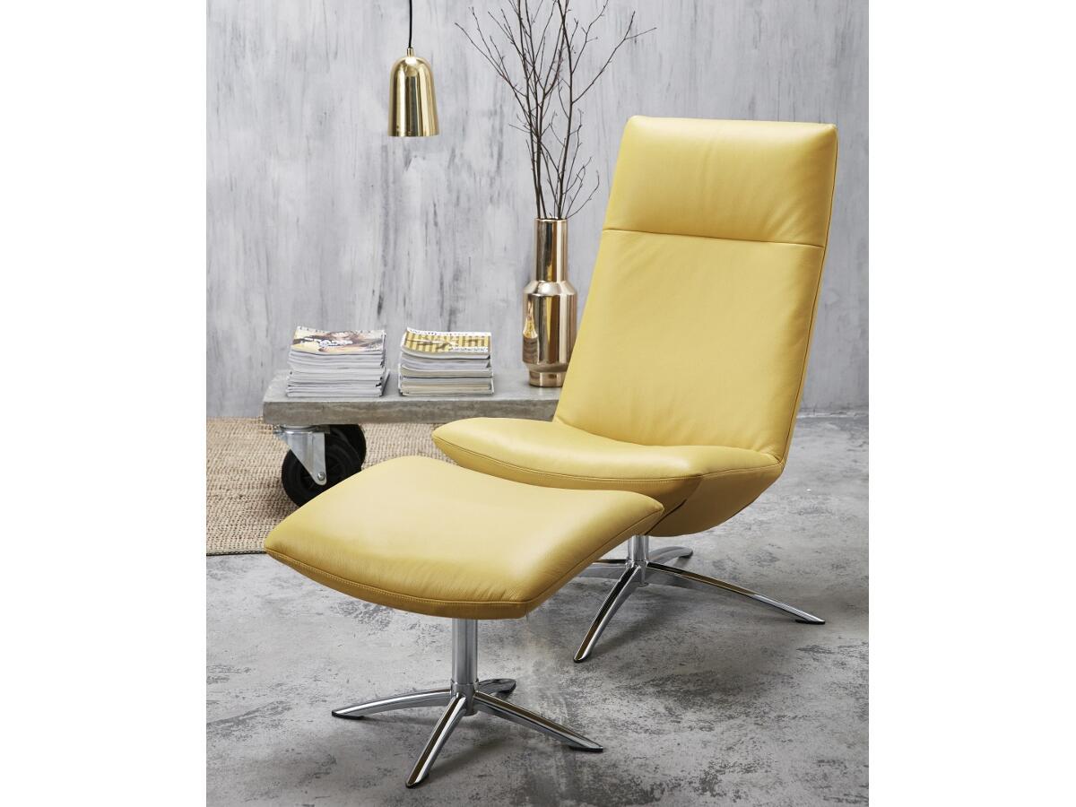Fauteuil + pouf