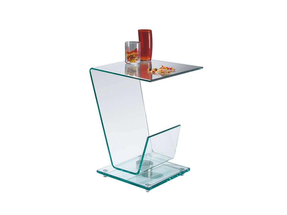 Guéridon en verre