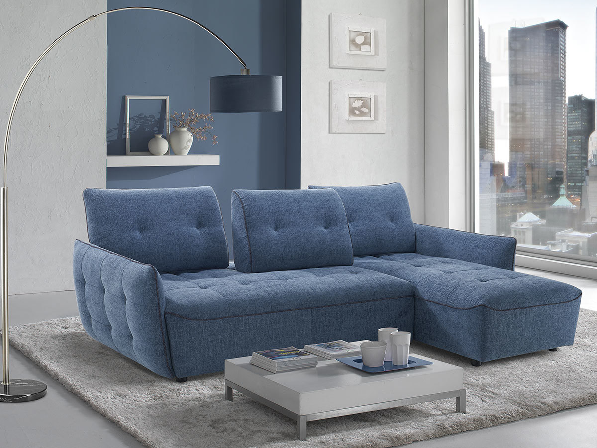 Salon d'angle chaise longue