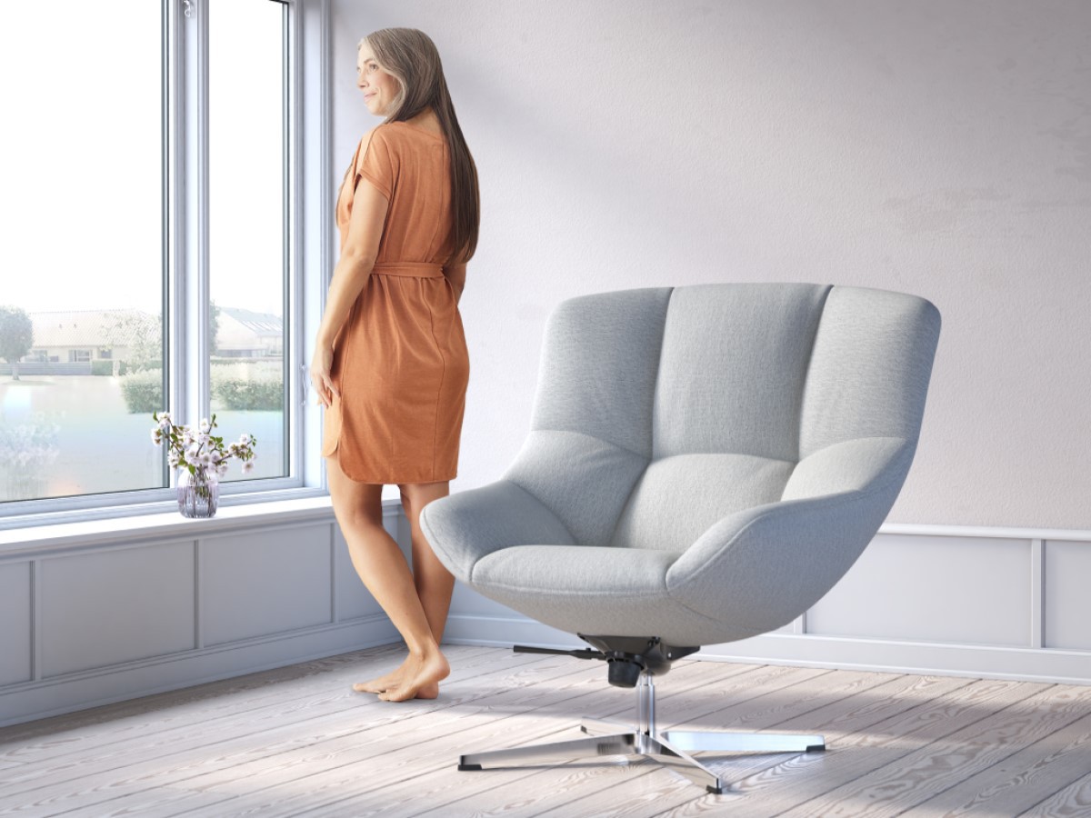 Fauteuil basculant et pivotant
