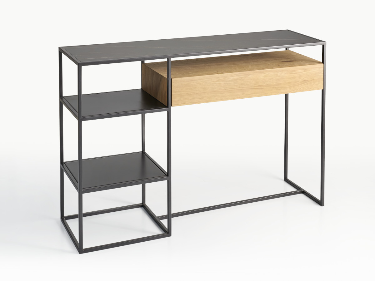 Console bureau 1 tiroir