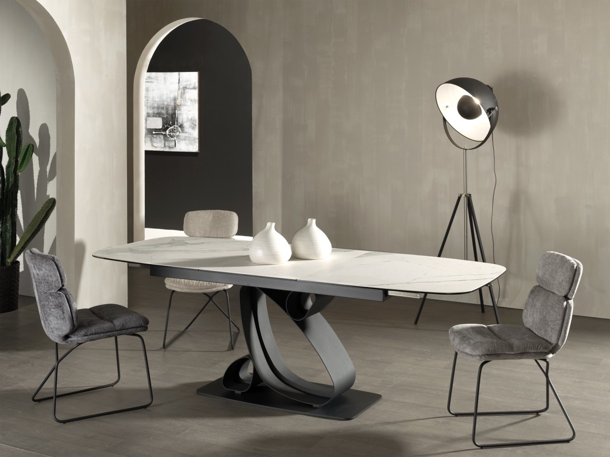 Table de séjour céramique extensible