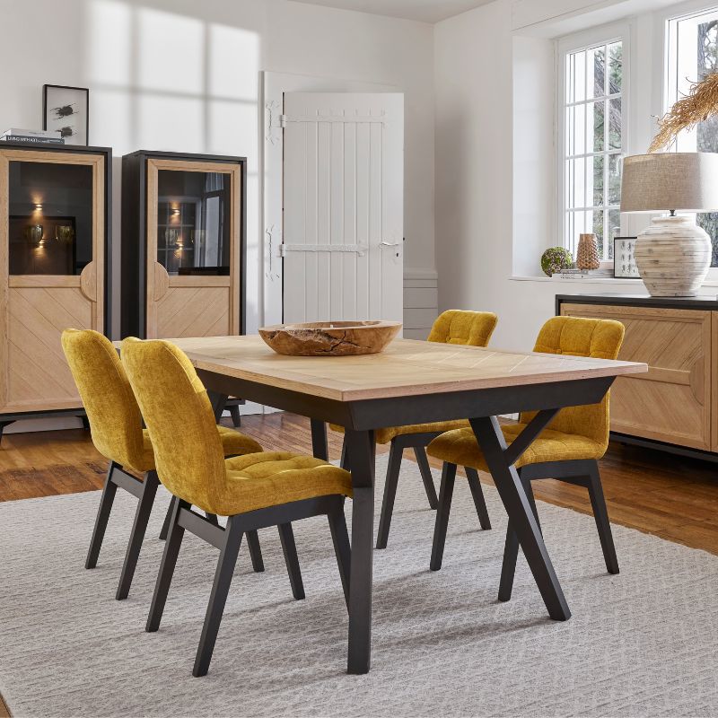 Table rectangulaire extensible