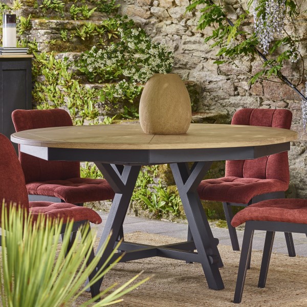 Table ronde extensible